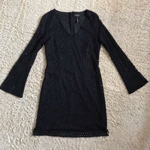 Laundry by Shelli Segal Black Lace Cocktail Dress
